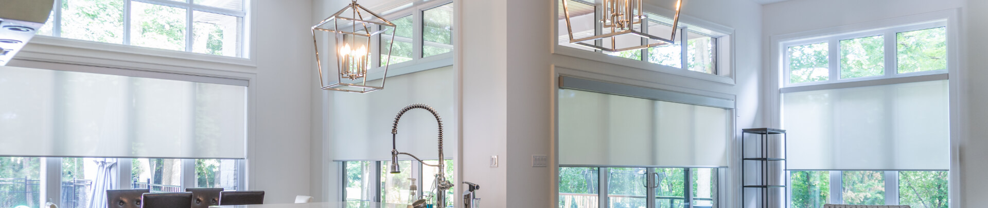 Kitchen with Several Drapes